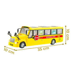 Grande Autobus Scolastico Giocattolo in Plastica Educativo per Bambini - Product Image 2