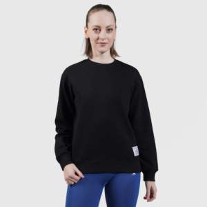 Sweat-shirt en coton 100% tricoté Argo en noir pour l'entraînement - Product Image 1