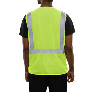 เสื้อกั๊กนิรภัยสำหรับผู้ชายเสื้อกั๊กนิรภัยสะท้อนแสง Hi VIS ออกแบบได้เอง - Product Image 3