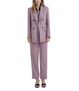 Nouvelle dernière mode femmes costume affaires costumes formels plaine blanc personnalisé Blazer haute qualité Logo personnalisé femmes vêtements 2026 - Product Image 4