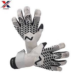 Gants de gardien de but de football professionnels Predator Guard en cuir super doux, antidérapants, respirants, protection complète des doigts, réglables - Product Image 5