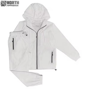 Jersey con capucha ligero de algodón 100% transpirable de invierno para hombre, sudadera de cintura elástica de ajuste Regular para fútbol - Product Image 2