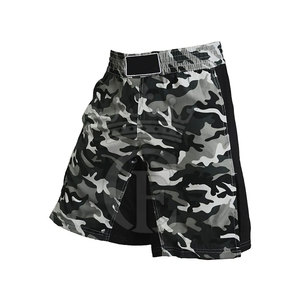 Pantalones cortos de MMA de algodón 100% de alta calidad hechos en Pakistán para hombres, cómodos y ecológicos con contraste de color, precio barato - Product Image 3