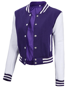 Venta caliente Chaquetas de las mujeres Varsity Precio al por mayor Servicio OEM Nueva llegada Chaquetas de las mujeres Chaqueta de las universidades transpirables para las mujeres - Product Image 2