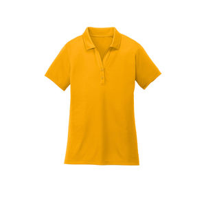 Camiseta Polo de algodón 100% con cuello vuelto y patrón sólido de moda para mujer, diseño de punto transpirable en estilo informal, camiseta en Nurak - Product Image 5