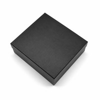Boîte carrée en papier de luxe avec impression de logo, boîtes rigides en relief, boîte à bijoux faite à la main pour boucles d'oreilles, vente en gros de colliers