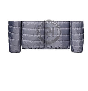 Veste matelassée d'hiver élégante et originale pour homme, fermeture éclair à capuche, taille plus, veste brillante - Product Image 4