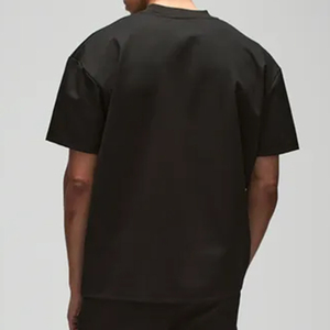 Camiseta Gsm 280, ropa de calle en blanco, camiseta de peso pesado para hombre, Camiseta 100% de algodón con cuello de costilla, camiseta de gran tamaño con hombros caídos para hombre - Product Image 2