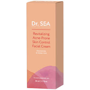 Crema Facial Dr.SEA para Piel Propensa al Acné con Niacinamida, Ácido Azelaico y Ácido Hialurónico, Vegana, Hidratante, Reduce Poros, 50ml - Product Image 2
