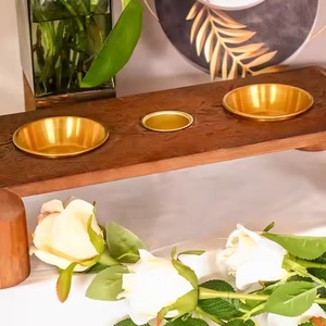 Bandeja de diseño de madera hecha a mano para el hogar y la cocina Bandeja de servicio elegante con aspecto elegante para uso de mesa y regalo - Product Image 5