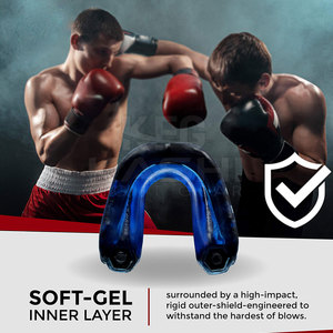 Protector Bucal Cómodo de EVA Antideslizante para Entrenamiento Deportivo y Kickboxing, Material Suave y Duradero, Uso Prolongado - Product Image 5