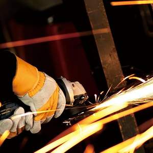 ถุงมือหนังเพื่อความสบายและความปลอดภัยในการทำงานถุงมือป้องกันความร้อนถุงมือเชื่อม - Product Image 5