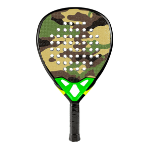 Venta al por mayor Deportes de madera Playa Tenis Paddle Diseño de forma de madera Venta caliente Forma de lágrima 3K Carbon Beach Paddle Raqueta - Product Image 1