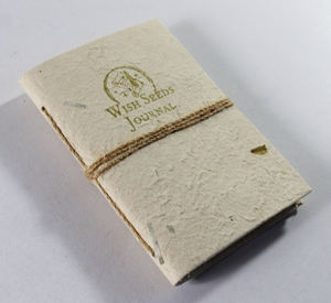 Customized Soft Cover Lokta Spiral Notebook Garden <b>Hemp</b> <b>Paper</b> with Flower Petals and Grass for Legal Purposes - Product Image 5