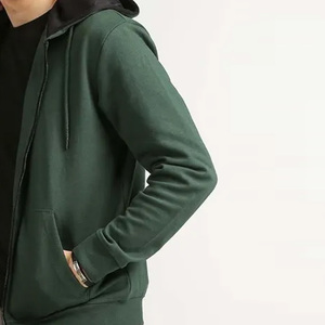 Nouveau design en gros de sweat à capuche zippé pour hommes en coton uni personnalisé vierge pour l'hiver sweat à capuche brodé 100% coton - Product Image 6
