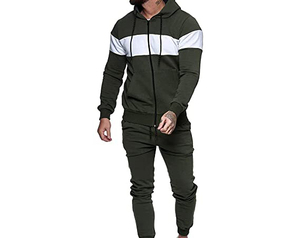 ชุดวอร์มผ้าฝ้าย100% สำหรับผู้ชายชุดวิ่งออกกำลังกายโลโก้ของคุณเอง - Product Image 2