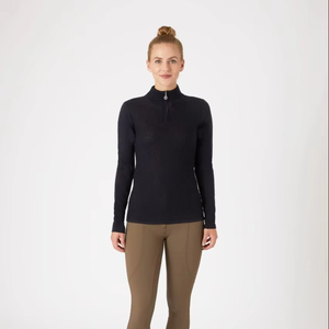 Suéteres de equitación ecuestres de primera calidad para mujer, ajustados, transpirables, ligeros, suaves, duraderos, construcción, sastrería reforzada elegante - Product Image 1