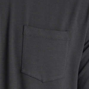 T-shirt à manches longues décontracté pour hommes couleur personnalisée col en O T-shirt à manches longues pour hommes à la mode respirant coupe ajustée t-shirts de pêche - Product Image 3