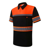 Polo de seguridad para el trabajo de construcción Protección de alta visibilidad para constructores Polo de seguridad industrial Camisa DE TRABAJO HiVis Construcción