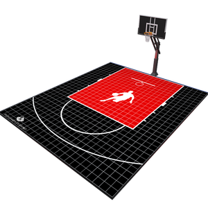 Piso para <span class=keywords><strong>Cancha</strong></span> de Baloncesto de 20x20 Pies, para Exteriores, DIY, con Tamaño y Color Personalizables, Baldosas Modulares Encajables para Canchas Deportivas - Product Image 1