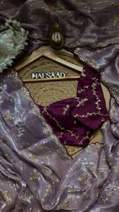 สั่งซื้อผ้าซิมมี่ ชู แบบหนา งานปักดิ้นเลื่อม สองด้าน พร้อมเสื้อโมโนเบนกลอรี สำหรับงานปาร์ตี้ ราคาถูก จำนวนมาก - Product Image 2