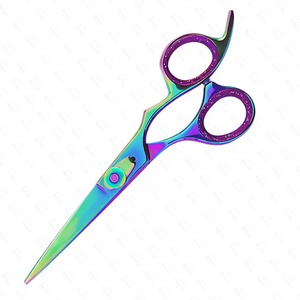 Chuyên Nghiệp Titan Kéo Cho Tóc Cắt Salon Cắt Tóc Kéo Với Tùy Biến Dao Cạo Lưỡi Sắc Nét Đa-Plasma Tráng - Product Image 4