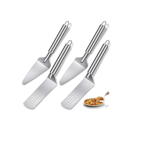 High Quality Brass Gold <b>Cake</b> and Server Fork Knife Spoon <b>Set</b> with Resin Handle New Arrivals Brass Knife Server - Product Image 6