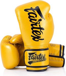 Gants d'entraînement en cuir de qualité supérieure pour la boxe, le kickboxing, le combat et le fitness - Product Image 5