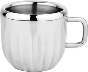 Stainless Steel <b>Tea</b> <b>Sets</b> <b>Tea</b> <b>Pot</b> and Cup <b>Set</b> Double Wall Coffee Cup <b>Set</b> of 6 Pcs With Hammering Design - Product Image 6