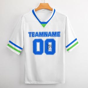 Maillots de Rugby Grande Taille Sublimés de Couleur Unie Dernier Design 100% Polyester Maillots de Rugby Personnalisés de Qualité Supérieure Respirant - Product Image 3