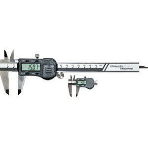 Calibrador Digital Electrónico 3747VGU 300 0.01mm/0.0005mm de Acero al Carbono con Material Plástico y Función de Bloqueo - Product Image 1