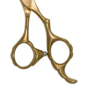 Ciseaux de coiffure professionnels dorés 6,0 pouces en acier inoxydable tranchant pour barbier, outil de coupe de cheveux et de coiffage de salon - Product Image 3