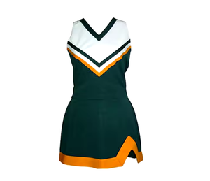 Tenues de cheerleading personnalisées, 100% polyester, logo imprimé par transfert thermique sur le devant, nouveau design, vente en gros de tenues de cheerleading - Product Image 5