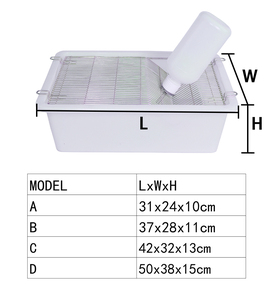 Recinto per Roditori OEM con Telaio in Metallo e Coperchio Sicuro Anti-Fuga, Montaggio Senza Attrezzi, Habitat per Roditori in Plastica Senza BPA - Product Image 6