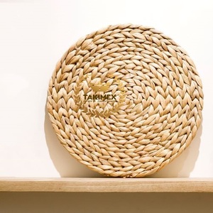 ชุดที่รองแก้วผักตบชวา6ชิ้นสำหรับตกแต่งโต๊ะสำหรับห้องครัว - Product Image 2