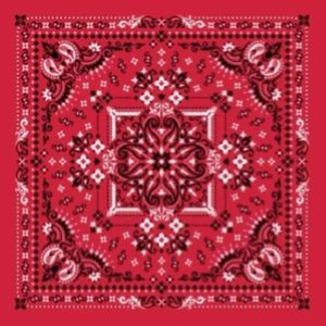Wholesale Head Wear <b>Red</b> Design Square <b>Scarf</b> Custom Printed Cute Women Bandana Use with Eco Friendly Use Recyclable and Reusable - Product Image 1