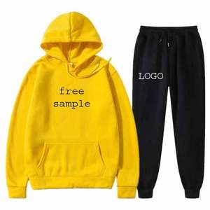 Latest Design jogging suits Two Piece hoodies trousers Tracksuit <b>Set</b> high Quality customized logo design OEM custom <b>colours</b> - Product Image 1