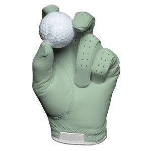 Guante de golf de cuero Cabretta rosa claro Premium Diseño transpirable con correa ajustable Accesorio de ropa suave y de tendencia - Product Image 2