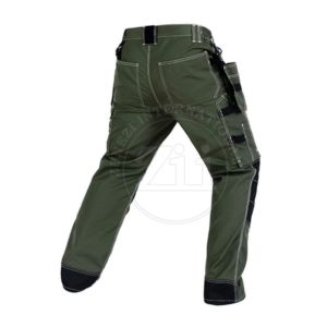 Pantalons de sécurité de chantier en molleton de coton sur mesure, classe 1 ANSI, LED réfléchissante à haute visibilité pour hommes - Prix raisonnable - Product Image 4