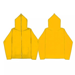 Vente chaude Logo Personnalisé Sweat À Capuche Pour Hommes Couleur Unie Pull D'hiver À Fermeture Éclair avec Technique Brodée Accessoire En Gros - Product Image 5