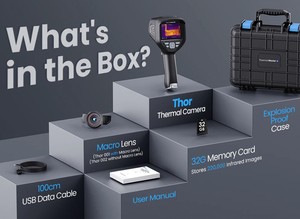 กล้องถ่ายภาพความร้อนรุ่นยอดนิยมพร้อมเลนส์มาโครแบบถอดได้ มีจำหน่ายแล้ว - Product Image 4