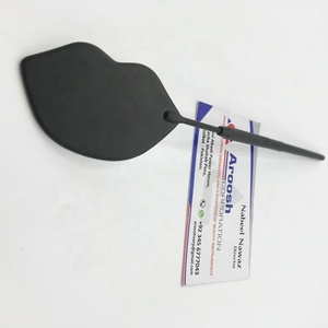 En gros Durable En Forme De Lèvre Noir Enduit Extension De Cils Miroir Sourcils Pince À Épiler Marque Privée Outil De Beauté Pointe Pointue - Product Image 4