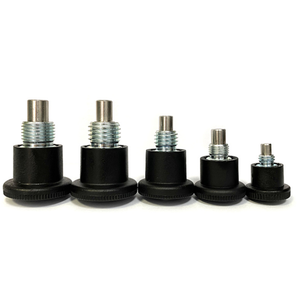 Pasador de Posicionamiento de Acero al Carbono Zincado con Hombro y Retorno por Resorte Autoblocante - Product Image 1
