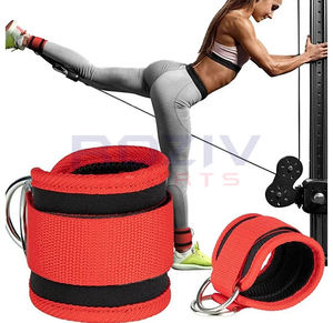 Correa de Tobillo para Levantamiento de Pesas en Gimnasio, Fabricada por OEM, para Máquina de Cable, Neopreno Transpirable, Ecológico, Ajustable y Antideslizante - Product Image 6