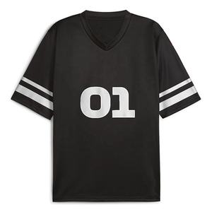 Vente en gros Streetwear personnalisé Maillot de football américain rétro imprimé de haute qualité Sublimation Mesh 100% Polyester respirant - Product Image 5