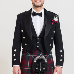 Hecho en el mejor material Hombres Prince Charlie Coat Manga larga Streetwear Nuevo abrigo de moda Prince Charlie - Product Image 2