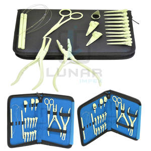 Kit de herramientas de extensión de cabello humano, Color blanco crema, alta calidad, acero inoxidable - Product Image 6