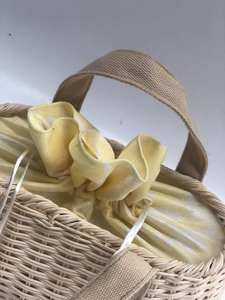 Sacs à main en rotin naturel uniques, décoratifs, tendance, écologiques, pratiques, à deux poignées - Product Image 3