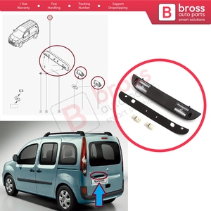 BSP1238 éclairage de plaque d'immatriculation de hayon arrière pour Kangoo MK2 Grand Be Bop KW Express FW MPV Van 8200419876 - Product Image 5