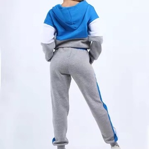 Nouveau hiver lourd sans ficelles surdimensionné solide respirant sweats à capuche pantalon de survêtement ensemble 350 grammes luxe évasé survêtements hommes - Product Image 4
